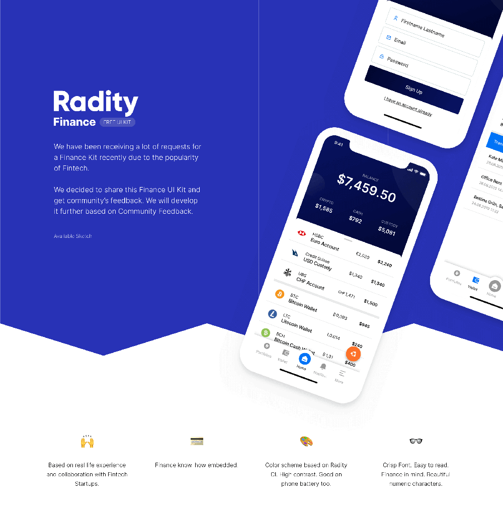 图片[1]-Radity Finance金融区块链数字货币UI界面-Deise