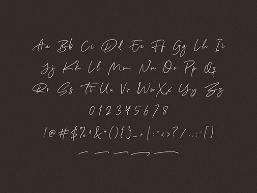 North Avellion 手写经典签名字体组合插图(3) North Avellion 手写经典签名字体组合