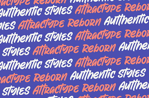 Attractype Reborn 清新曲线手写粗体插图(3) Attractype Reborn 清新曲线手写粗体