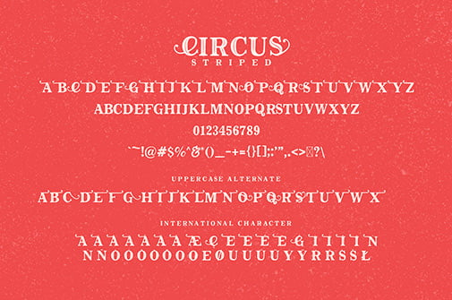 Circus趣味古怪手写复古字体插图(4) Circus趣味古怪手写复古字体