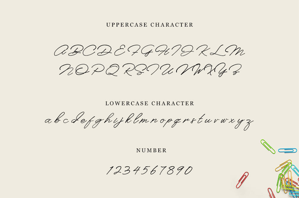 Anaheim清晰细线手写字体插图(1) Anaheim清晰细线手写字体