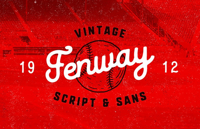 Fenway 复古艺术字体设计插图 Fenway 复古艺术字体设计
