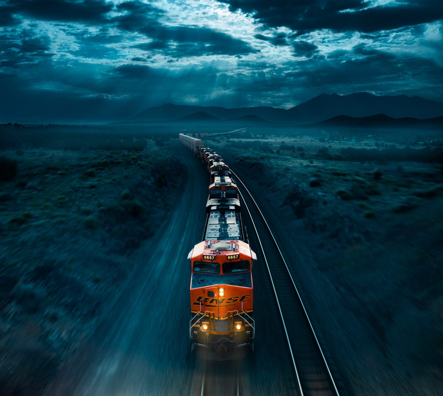 图片[4]-Blair Bunting 的戏剧性火车照片-Deise