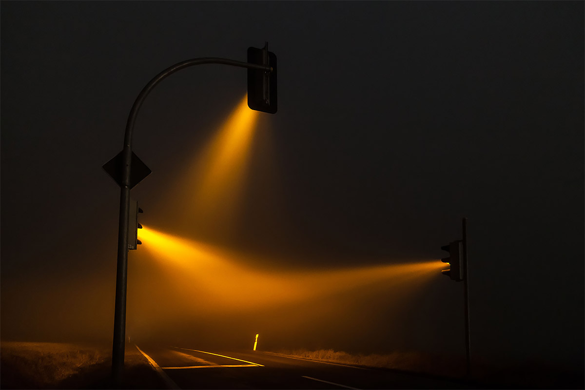 图片[2]-交通灯：夜幕下迷人得灯光摄影-Deise