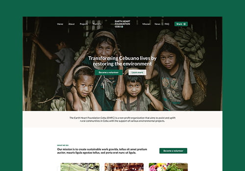 Charity慈善公益网页模板