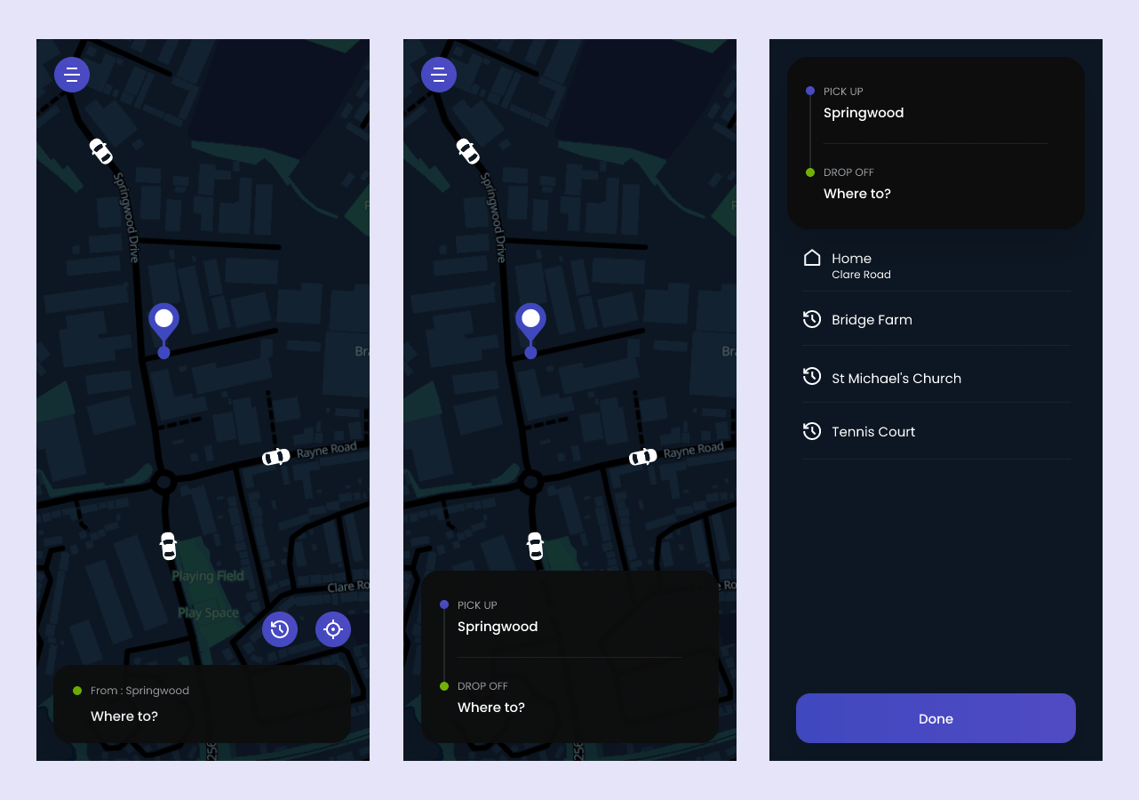 UBER优步打车租车应用App Ui设计插图2