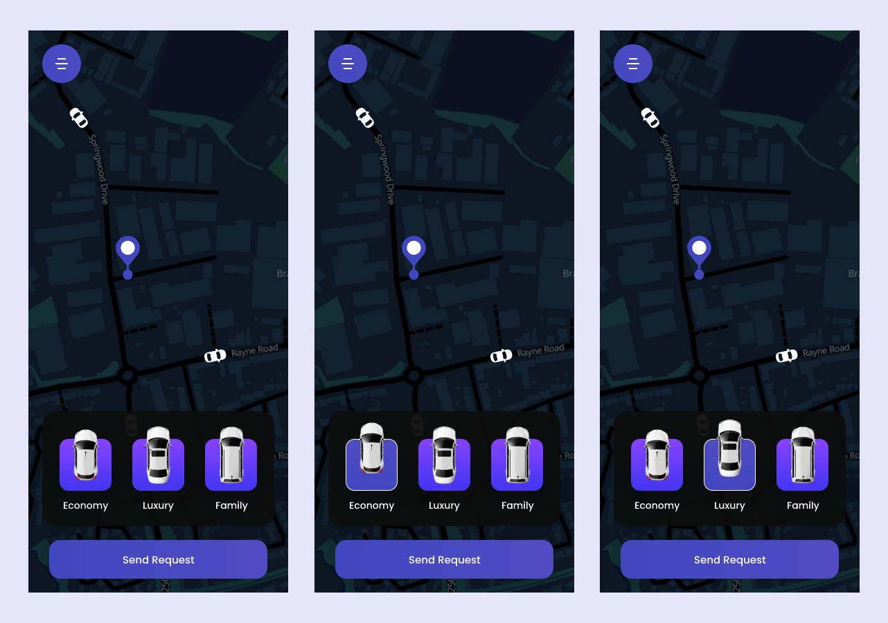 UBER优步打车租车应用App Ui设计插图3