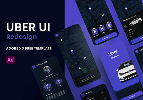 UBER优步打车租车应用App Ui设计-得设创意-Deise