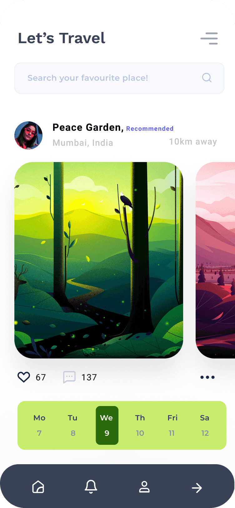 图片[3]-Travel旅行社交应用App Ui界面-经验灵感