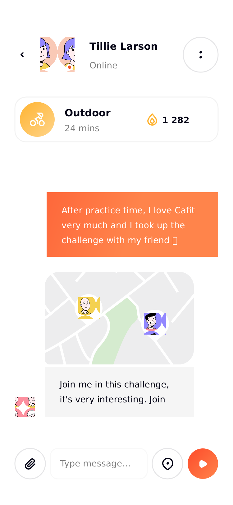 CaFit运动健身锻炼应用App Ui界面插图3