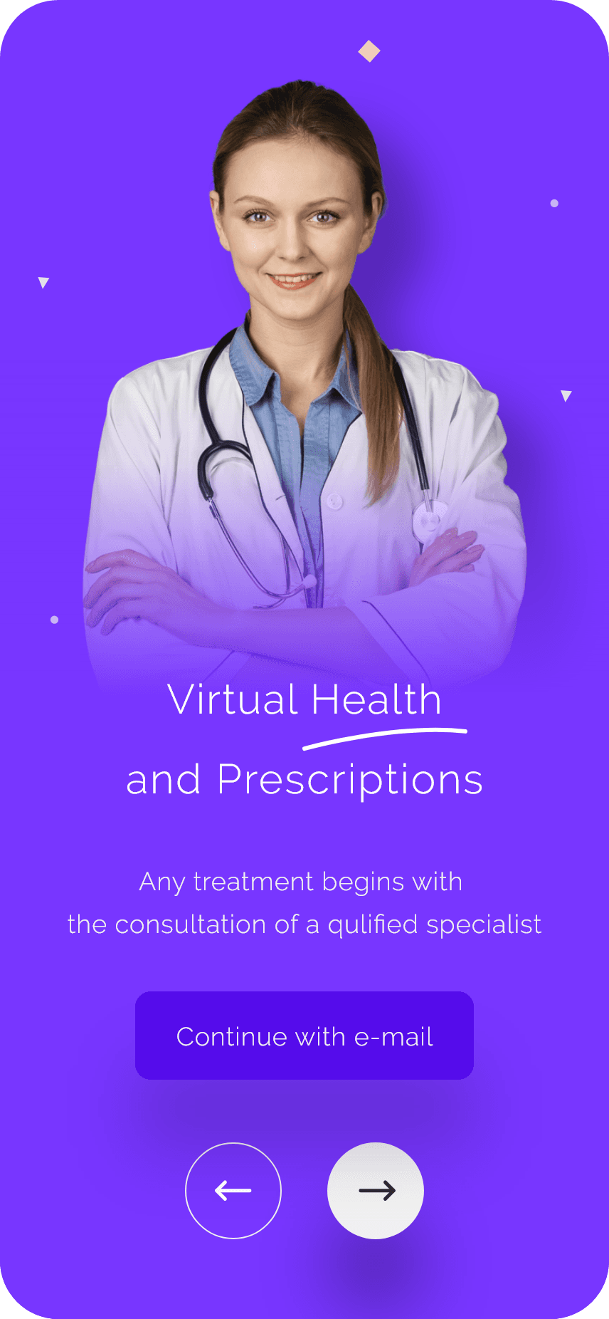 医疗健康医生预订应用App Ui界面插图