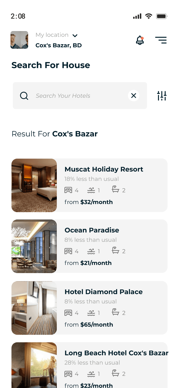 图片[2]-Hotel酒店住宿预订应用App Ui界面-经验灵感