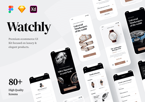 Watchly手表电商应用商城App Ui界面-经验灵感