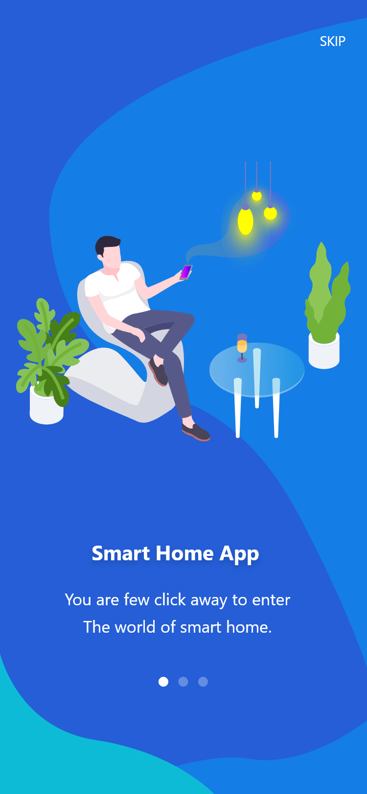 Smart Home智能家居控制应用APP UI界面插图
