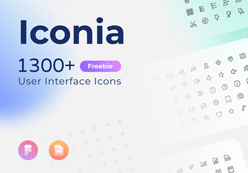 Iconia: 1300 多个免费矢量图标