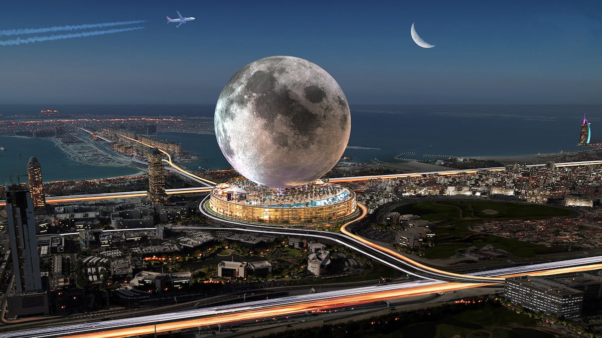 图片[1]-富豪们的世界：迪拜50亿美元打造月形酒店，让你体验地球上的外太空-经验灵感