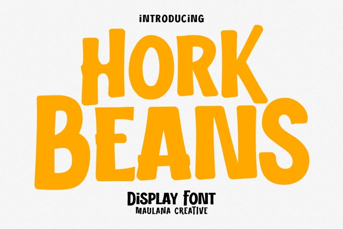 图片[1]-Hork Beans手写英文字体-经验灵感