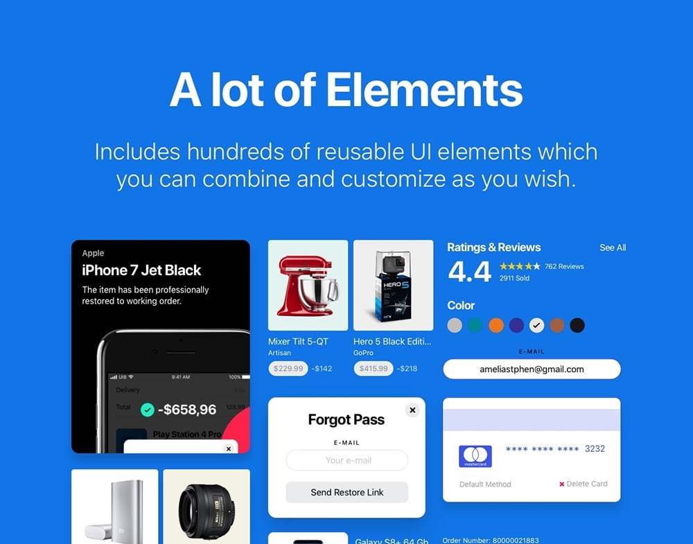 图片[5]-完整的iOS 11电商购物UI工具包-经验灵感