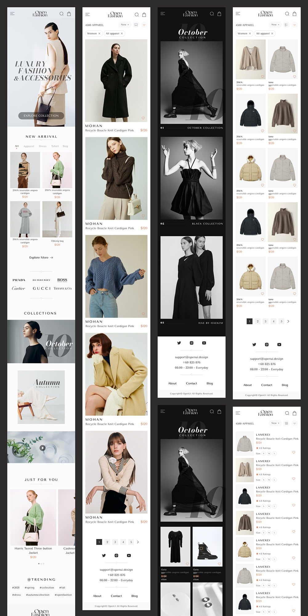 图片[1]-Open Fashion-品牌服饰电商APP UI界面-经验灵感