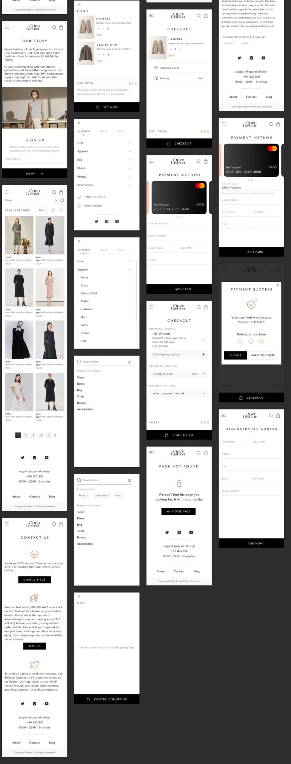 图片[3]-Open Fashion-品牌服饰电商APP UI界面-经验灵感