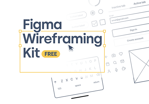 Figma免费线框图工具包-得设创意-Deise