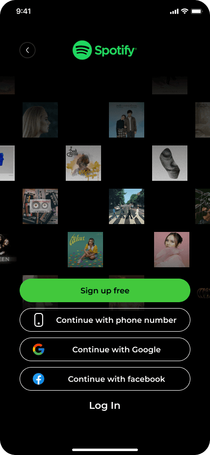 Spotify音乐媒体播放APP UI界面插图8