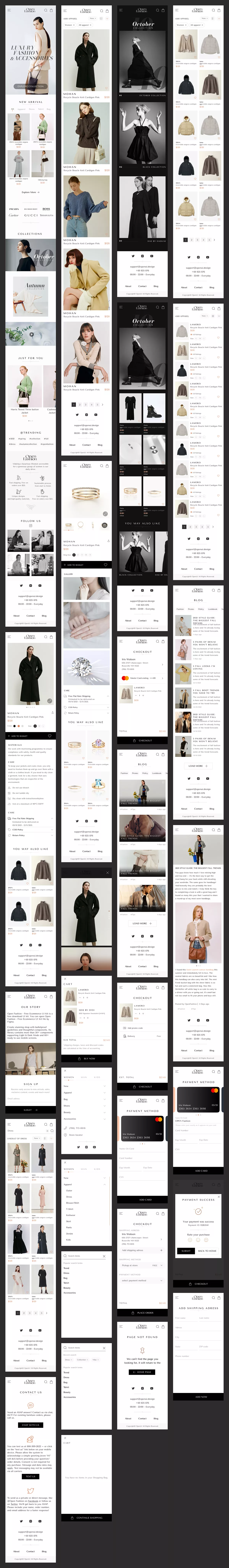 图片[2]-Open Fashion – 免费电子商务 UI 套件 Figma 模板-得设创意