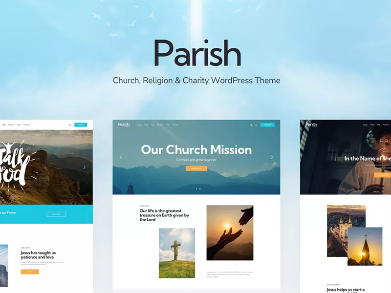 图片[1]-Parish v1.0 – 教堂，宗教和慈善 WordPress 主题-得设创意