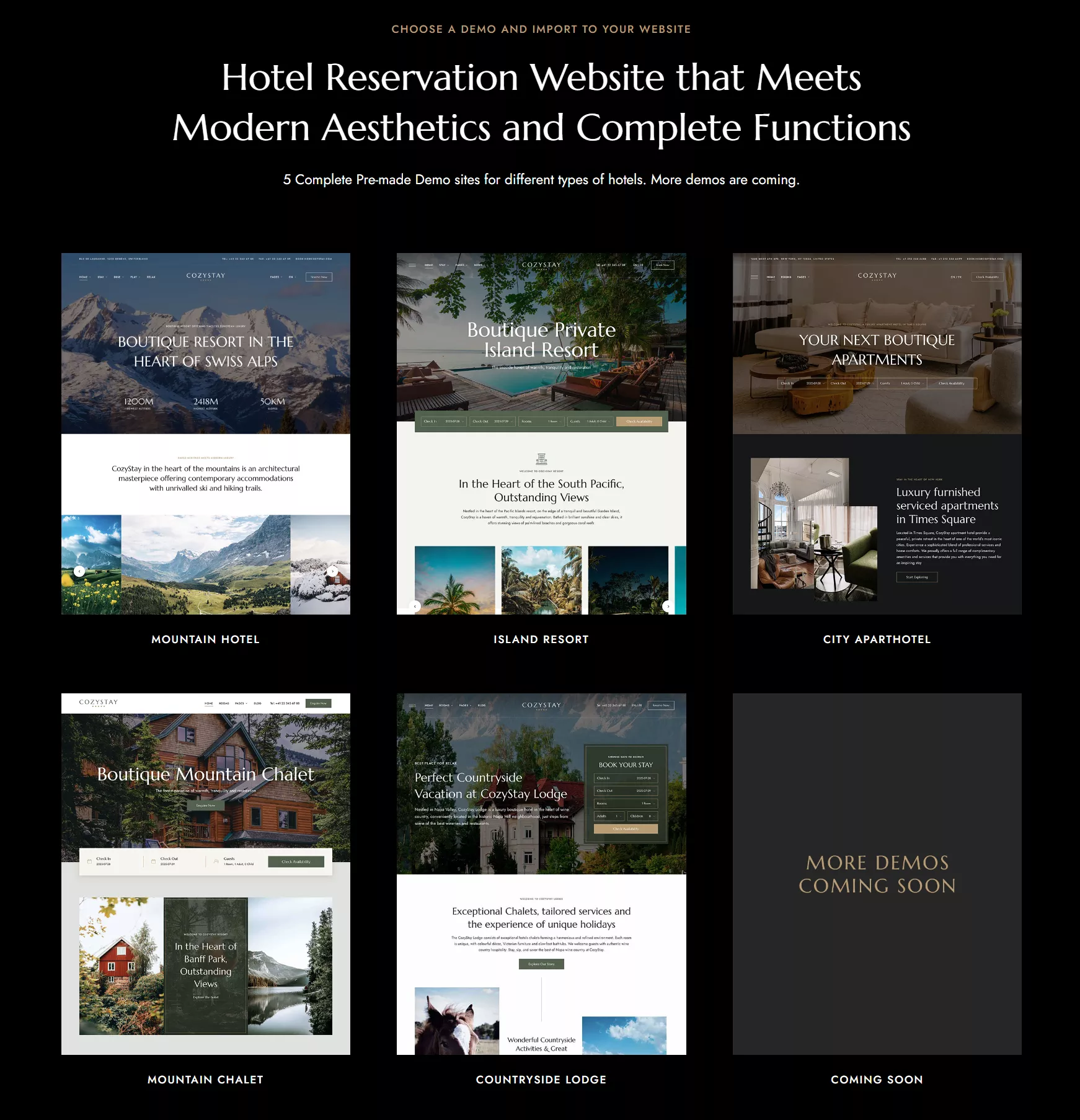 图片[1]-CozyStay – 酒店预订WordPress主题-得设创意