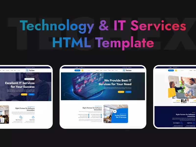 Techex v1.4 – 技术和IT服务 HTML 模板-得设创意