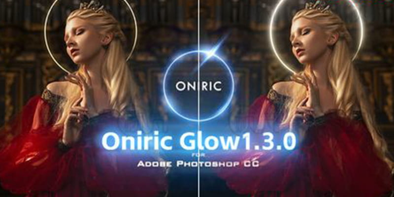 PS汉化插件！Oniric 1.3 神级光效辉光插件，漂亮灯效立马搞定！-得设创意