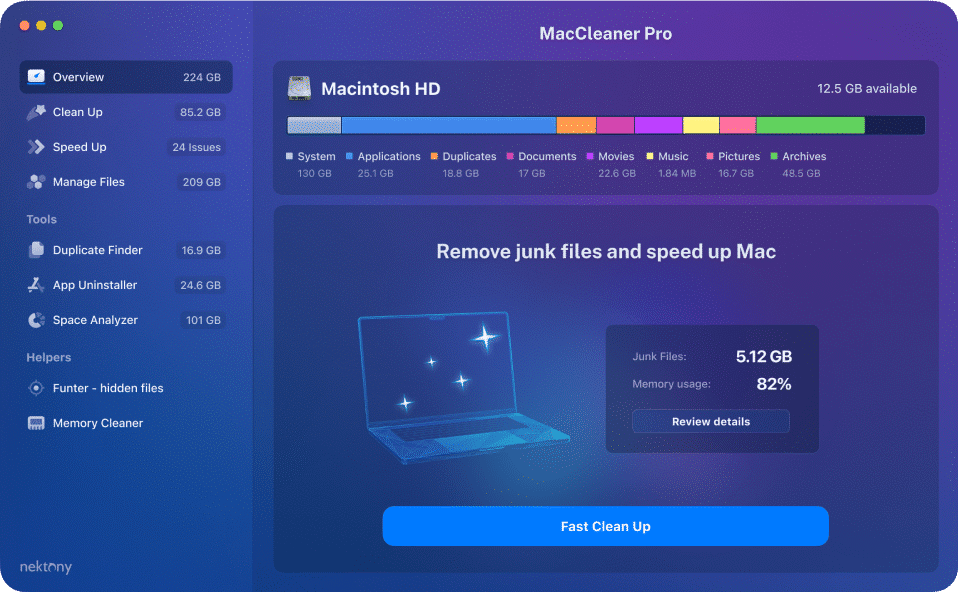 图片[1]-MAC工具！MacCleaner 3 PRO 3.2.3 Mac系统优化和清理工具-得设创意