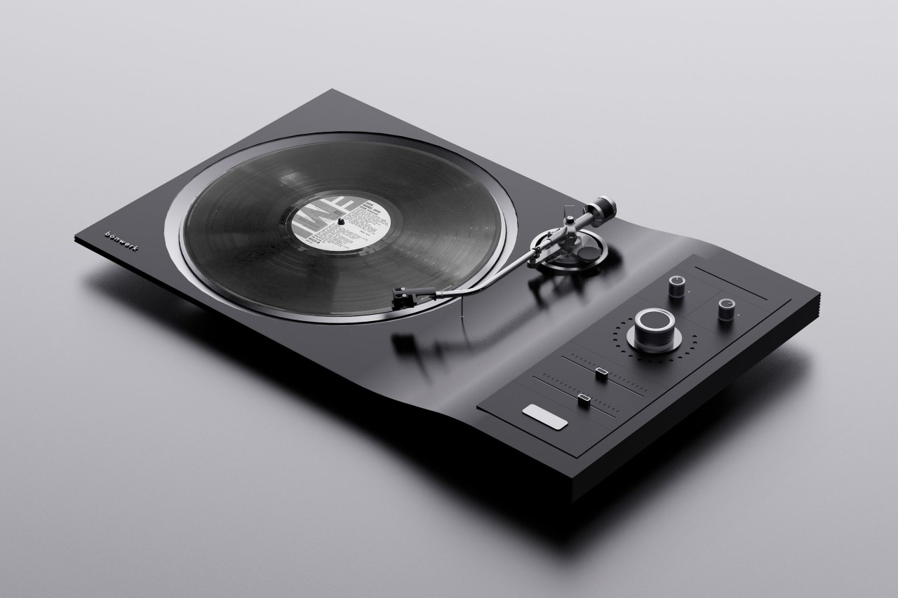 超薄转盘为您的复古黑胶唱片收藏带来超未来感-Hizei | 有料与你有关